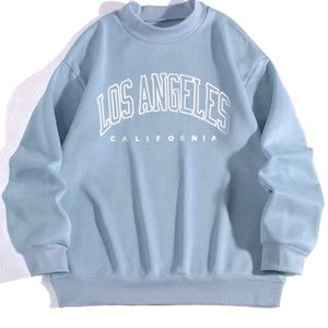 Graphic thermal-lined sweatshirt